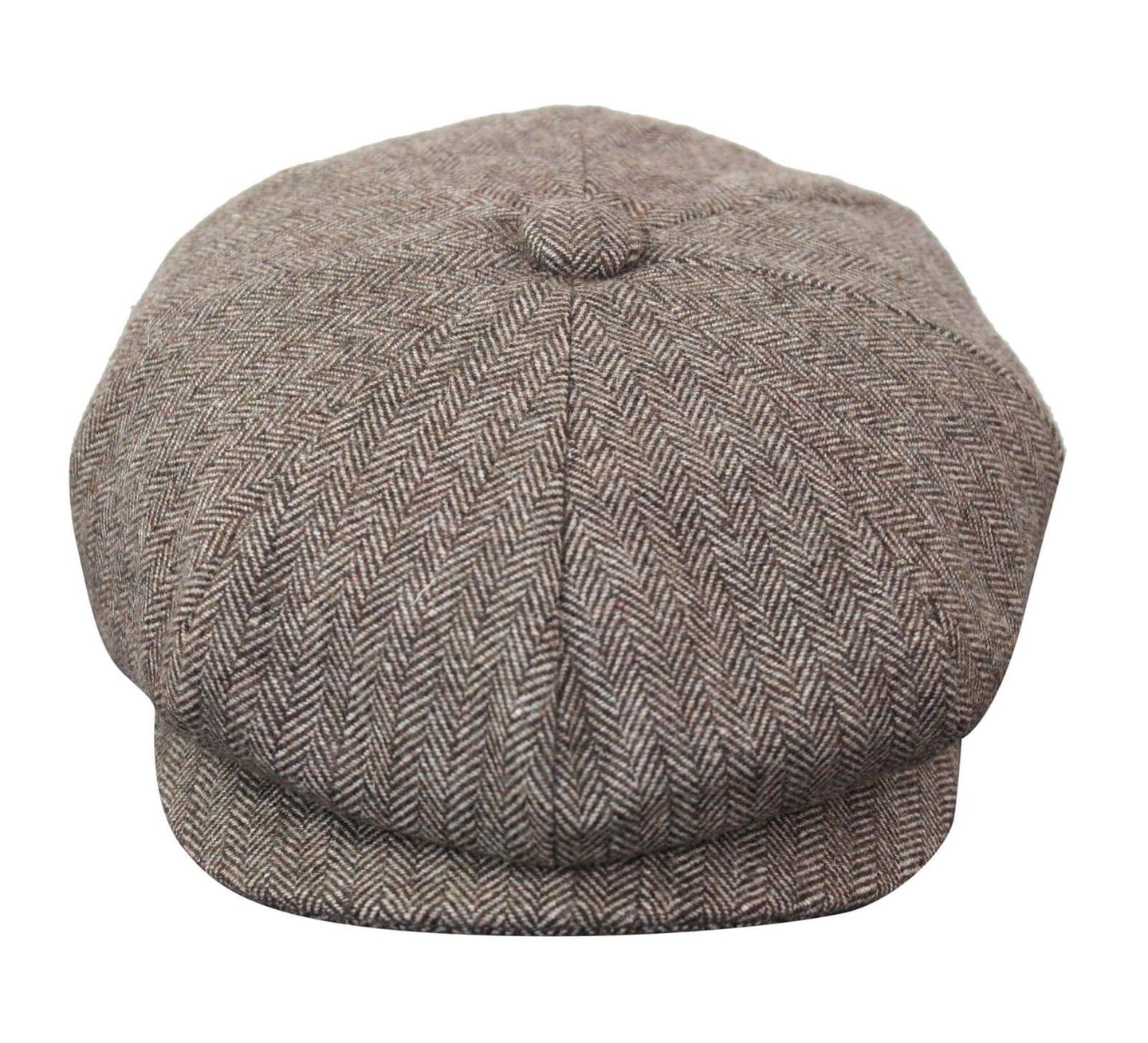 HT6364 - Moška kapa Newsboy Peaky Blinders z vzorcem ribje kosti in tvidom