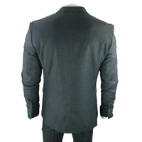 Moška klasična zelena obleka James iz treh delov