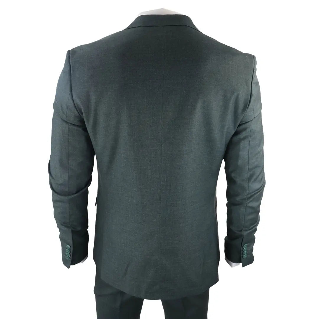 Moška klasična zelena obleka James iz treh delov