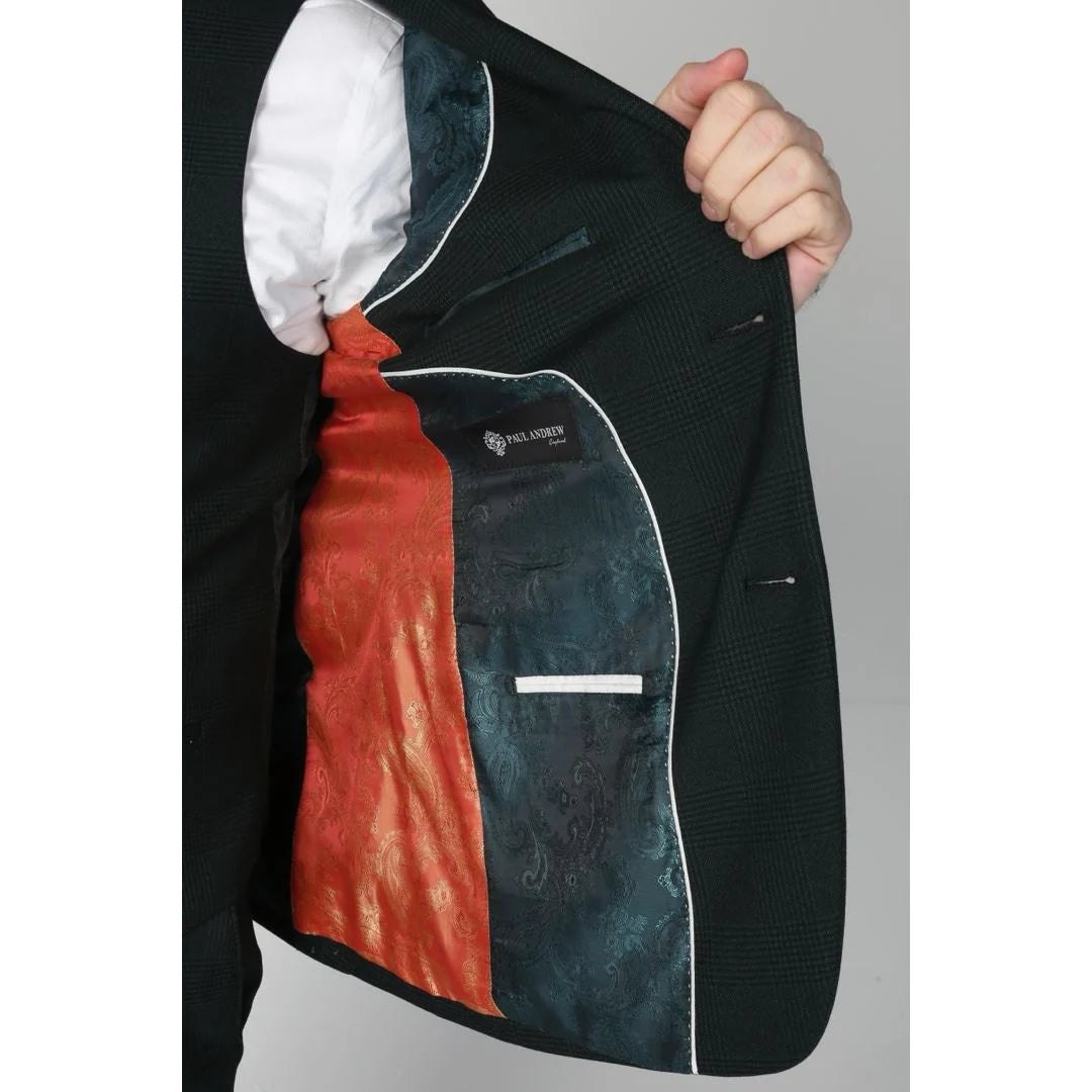 Jasper - moški olivno zelen blazer