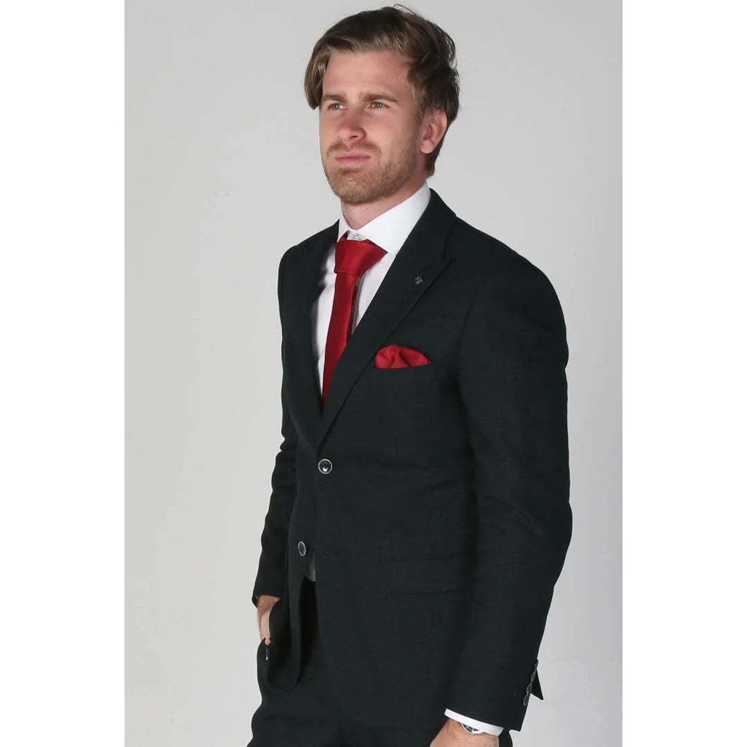 Jasper - moški olivno zelen blazer