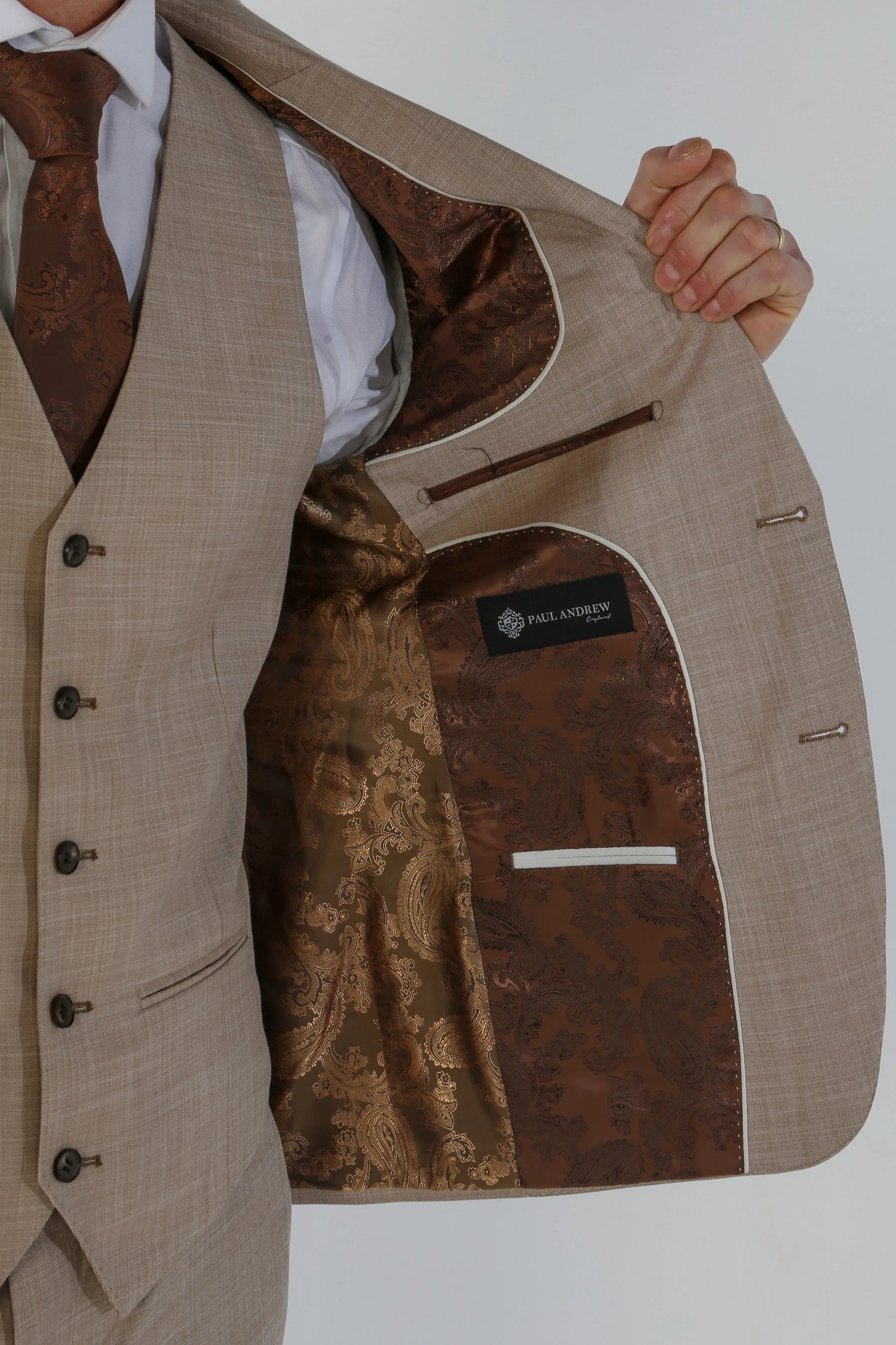 Kurt - moški bež blazer kroja