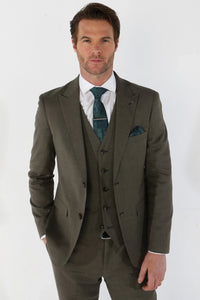 Kurt - Moški žajbljasto obarvan blazer kroja