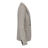 Ženski tvid bež blazer volnen klasičen lovski suknjič vintage 1920 retro