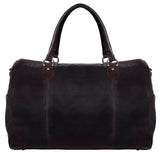 Potovalna torba iz pravega usnja, vintage, rjava