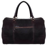 Potovalna torba iz pravega usnja, vintage, rjava