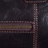 Potovalna torba iz pravega usnja, vintage, rjava