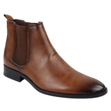 Moški čevlji Chelsea Slip-On v rjavi barvi