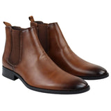 Moški čevlji Chelsea Slip-On v rjavi barvi