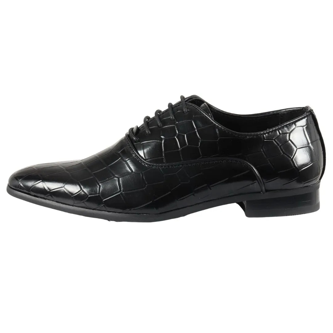 Moški formalni čevlji Oxford Derby z vezalkami