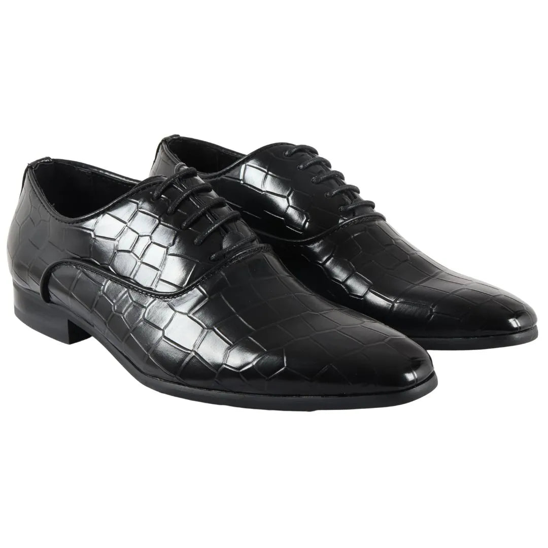 Moški formalni čevlji Oxford Derby z vezalkami