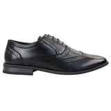 Moški črni čevlji brogues