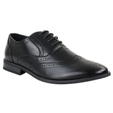 Moški črni čevlji brogues