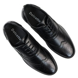 Moški črni čevlji brogues