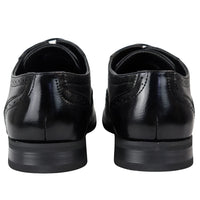 Moški črni čevlji brogues