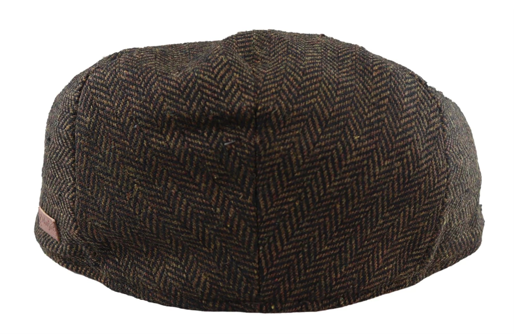 Moška ravna kapa iz volne, ribja kost, rjav tvid, klasična, 1920-ta unisex Del Boy