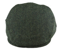 Moška ravna kapa iz volne, ribja kost, olivno tvid, klasična unisex kapa iz 20. let prejšnjega stoletja, Del Boy
