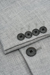 Malibu - Moška siva 3-delna obleka po meri