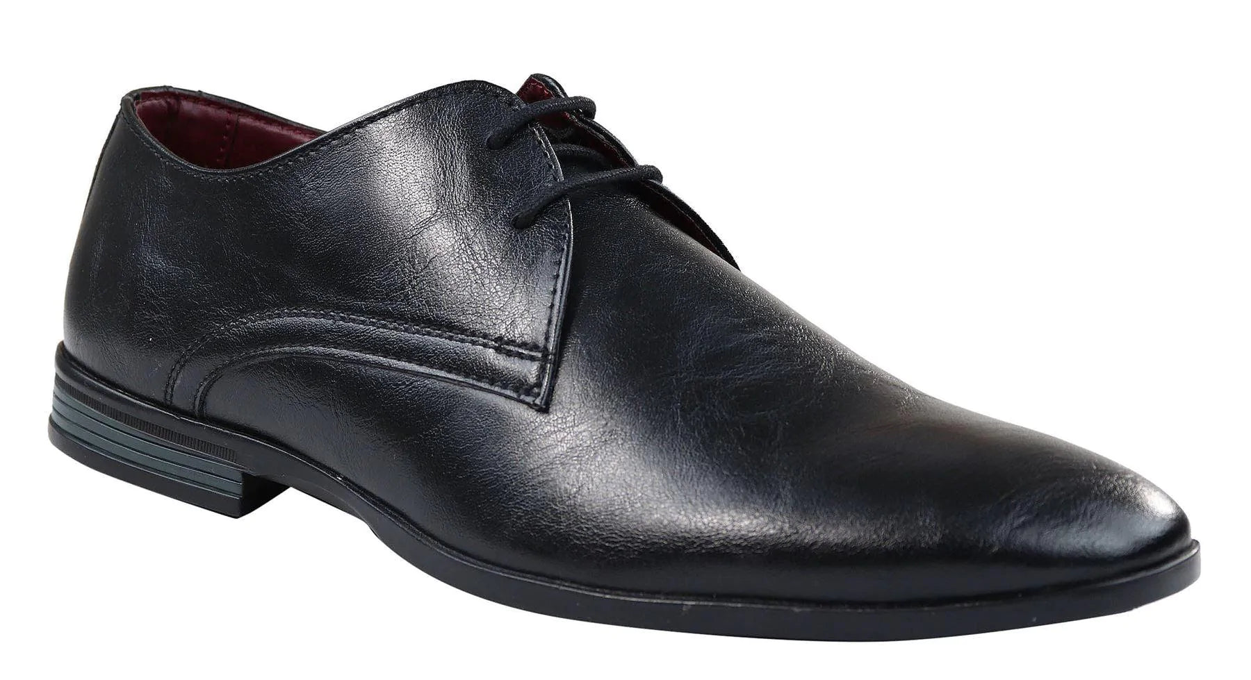 Moški klasični črni usnjeni čevlji z vezalkami, elegantni, ležerni, formalni, preprosti