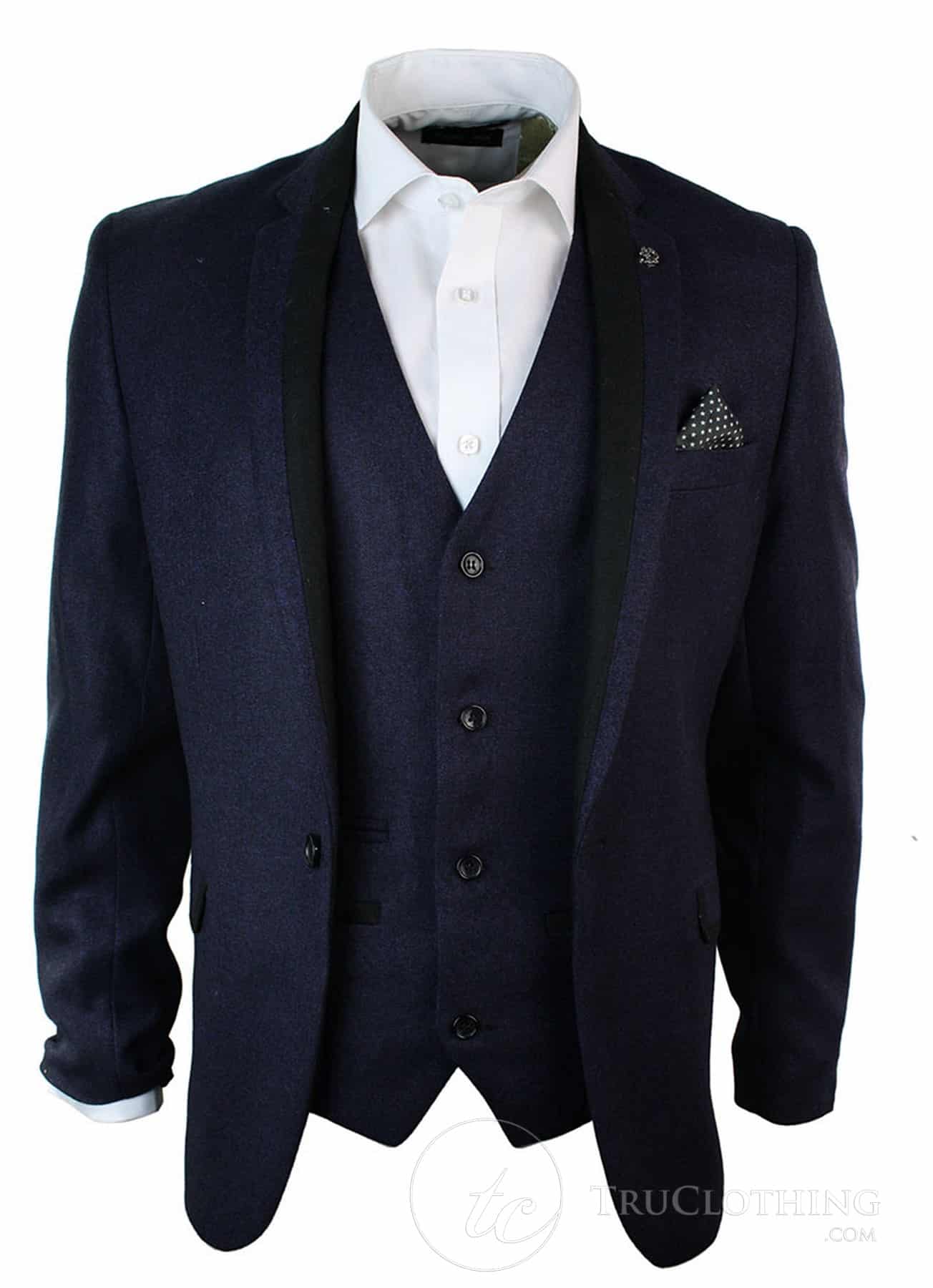 Moški vijolični tvid blazer z vzorcem ribje kosti, vintage oprijet kroj, črne obrobe, elegantno-ležerno-vijoličen