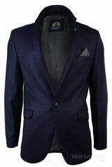 Moški vijolični tvid blazer z vzorcem ribje kosti, vintage oprijet kroj, črne obrobe, elegantno-ležerno-vijoličen