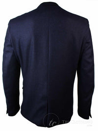 Moški vijolični tvid blazer z vzorcem ribje kosti, vintage oprijet kroj, črne obrobe, elegantno-ležerno-vijoličen
