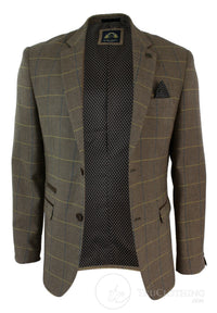 Moški vintage blazer suknjič iz tvida z vzorcem ribje kosti, sivo-oglje, oprijet, hrastov