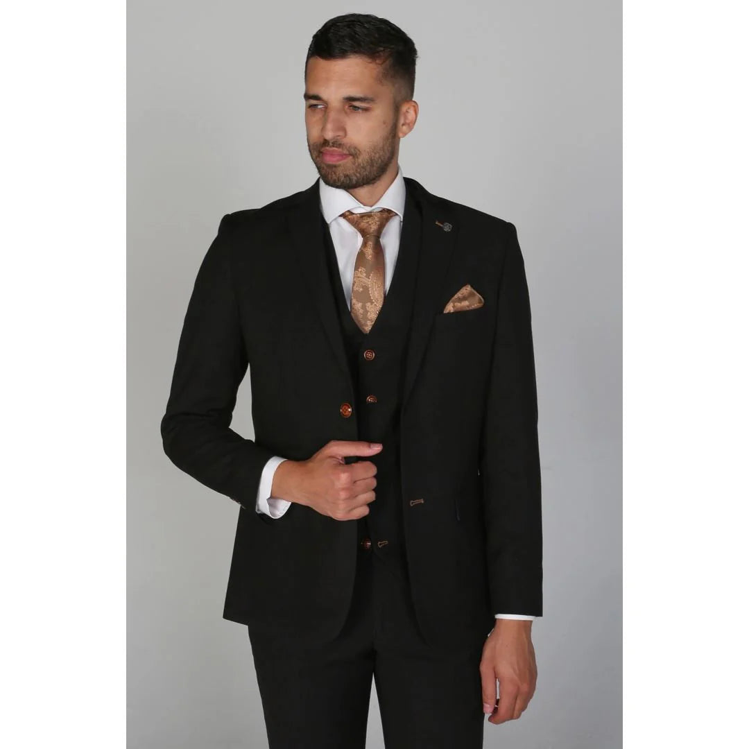 Mayfair - moški preprost črn blazer