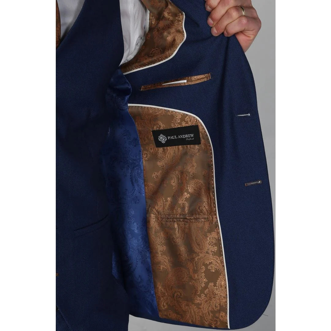 Mayfair - moški enobarvni modri blazer