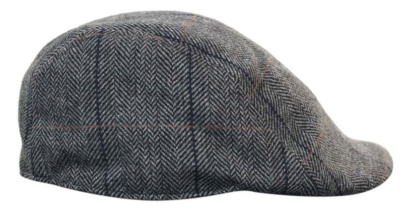 Marc Darcy DX7 moške tvid vintage retro dedek ravne kape klobuki Peaky Blinders Check klasične