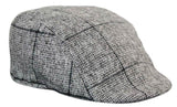 Marc Darcy Kristian moške tvid vintage retro dedek ravne kape klobuki Peaky Blinders Check klasične