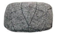 Marc Darcy Kristian moške tvid vintage retro dedek ravne kape klobuki Peaky Blinders Check klasične