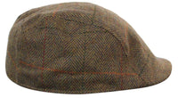 Marc Darcy Nelson moške tvid vintage retro dedek ravne kape klobuki Peaky Blinders Check klasične