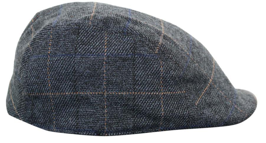 Marc Darcy Scott moške tvid vintage retro dedek ravne kape klobuki Peaky Blinders Check klasične