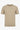 Moška bež pletena majica s kratkimi rokavi, regularnega kroja in okroglim izrezom