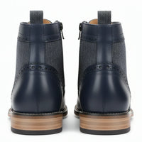 Moški gležnjarji Wingtip Brogue