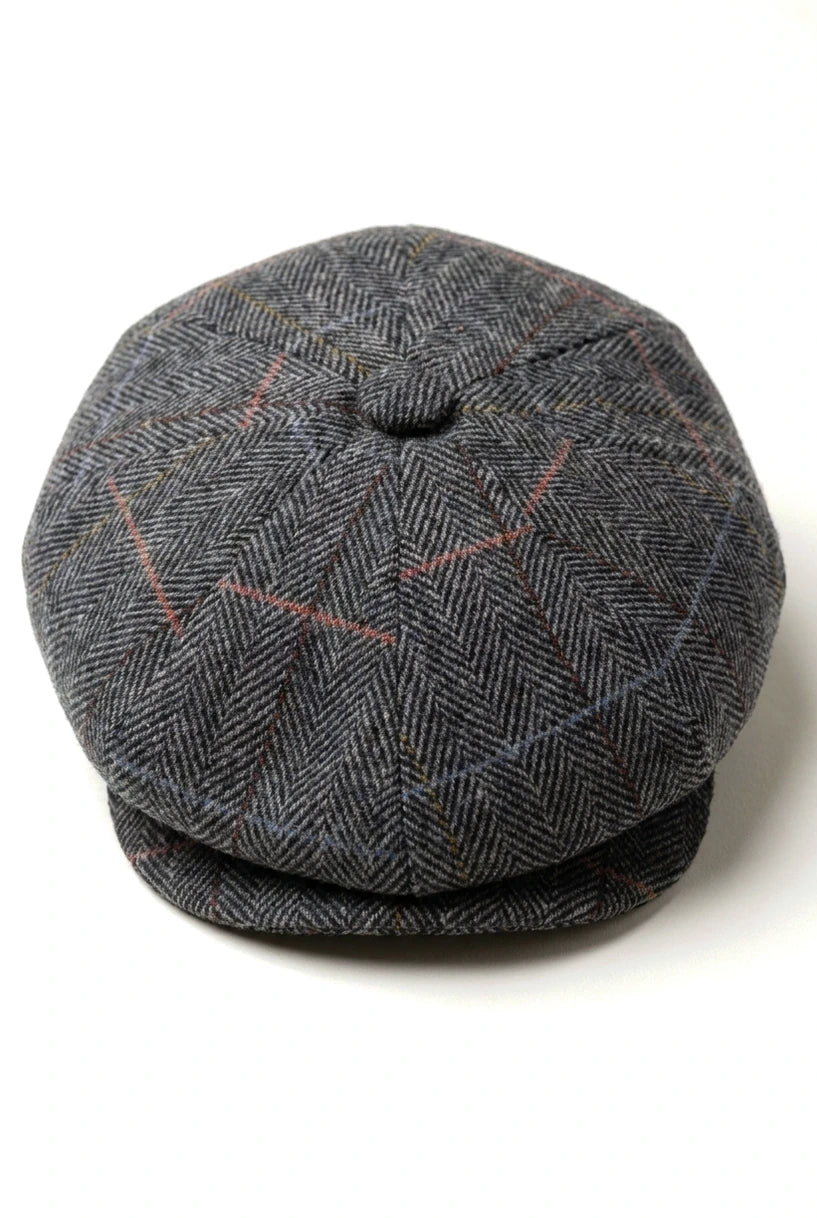 Moška kapa Peaky Blinders z 8 paneli