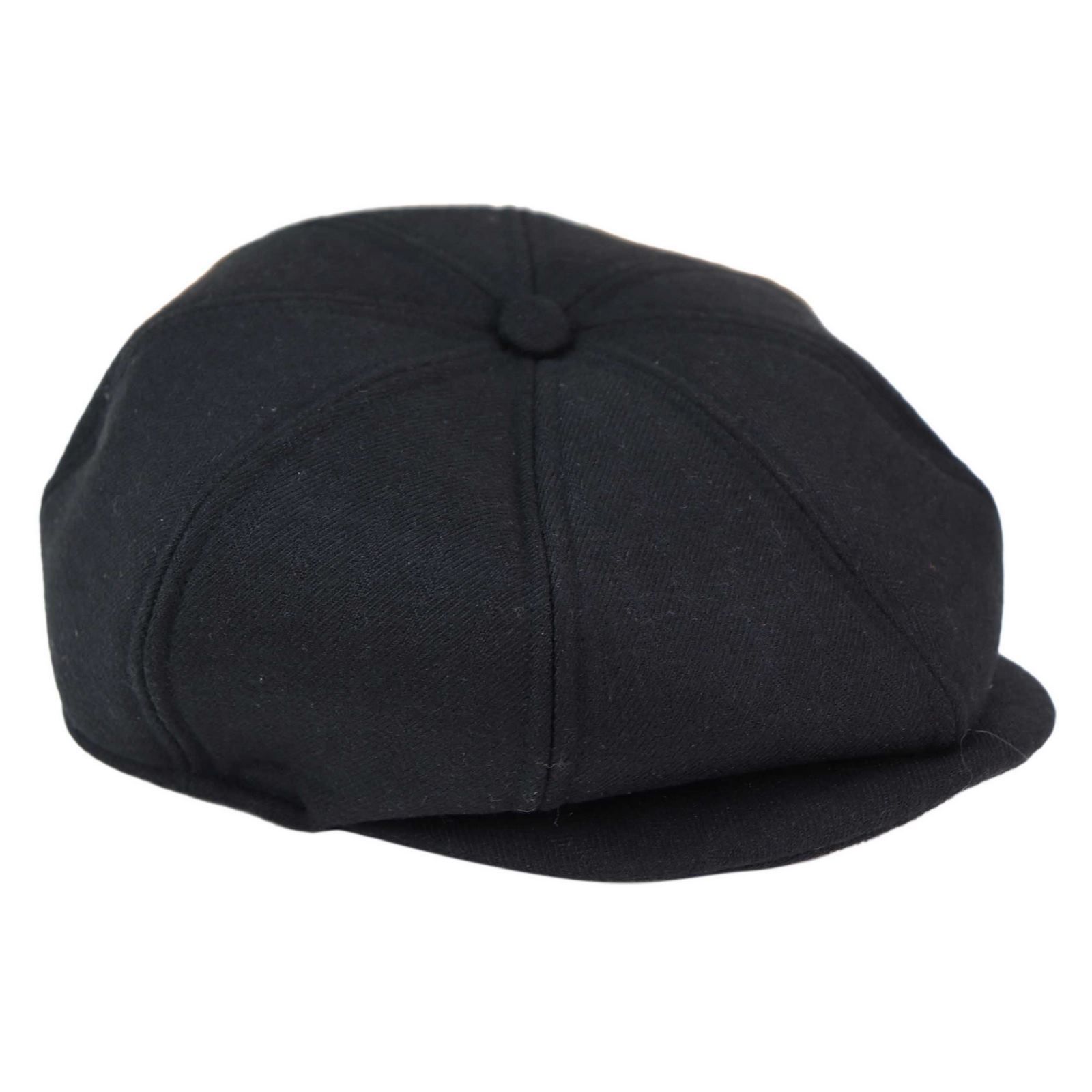 Moška 8-delna kapa Peaky Blinders - črna