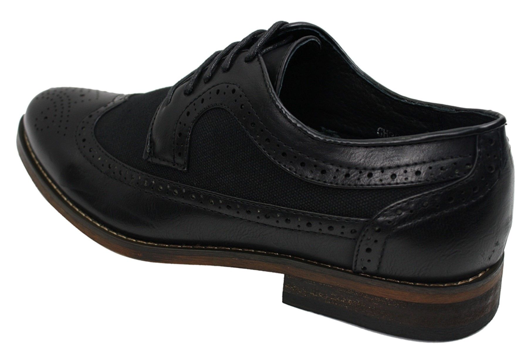 Moški usnjeni brogues čevlji italijanskega oblikovalca elegantno-ležerni rjavi črni mornarsko modri retro