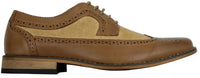 Moški usnjeni brogues čevlji italijanskega oblikovalca elegantno-ležerni rjavi črni mornarsko modri retro