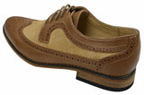 Moški usnjeni brogues čevlji italijanskega oblikovalca elegantno-ležerni rjavi črni mornarsko modri retro