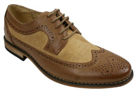 Moški usnjeni brogues čevlji italijanskega oblikovalca elegantno-ležerni rjavi črni mornarsko modri retro