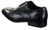 Moški usnjeni brogues z vezalkami, italijanski dizajnerski čevlji, elegantni formalni, klasični, retro