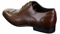 Moški usnjeni brogues z vezalkami, italijanski dizajnerski čevlji, elegantni formalni, klasični, retro