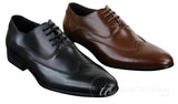 Moški usnjeni brogues z vezalkami, italijanski dizajnerski čevlji, elegantni formalni, klasični, retro