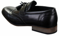 Moški usnjeni brezrokavniki z resicami, brogue čevlji za vožnjo, mokasini, klasični vintage, retro