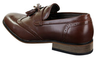 Moški usnjeni brezrokavniki z resicami, brogue čevlji za vožnjo, mokasini, klasični vintage, retro