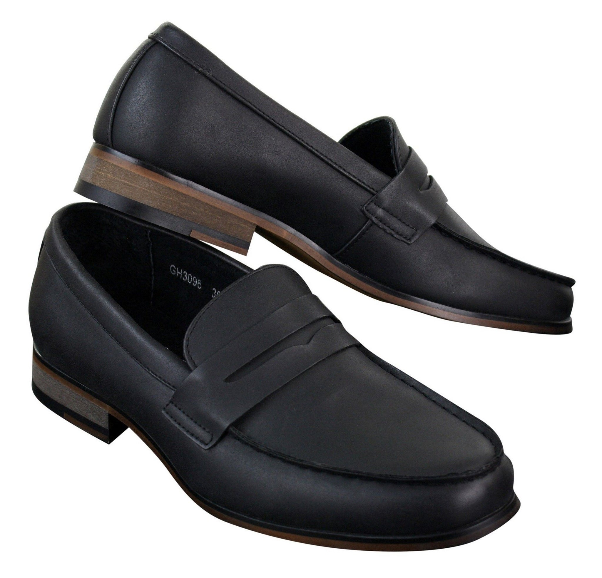 Moški usnjeni natikači iz nubuka, mokasini, čevlji Vintage Retro Classic
