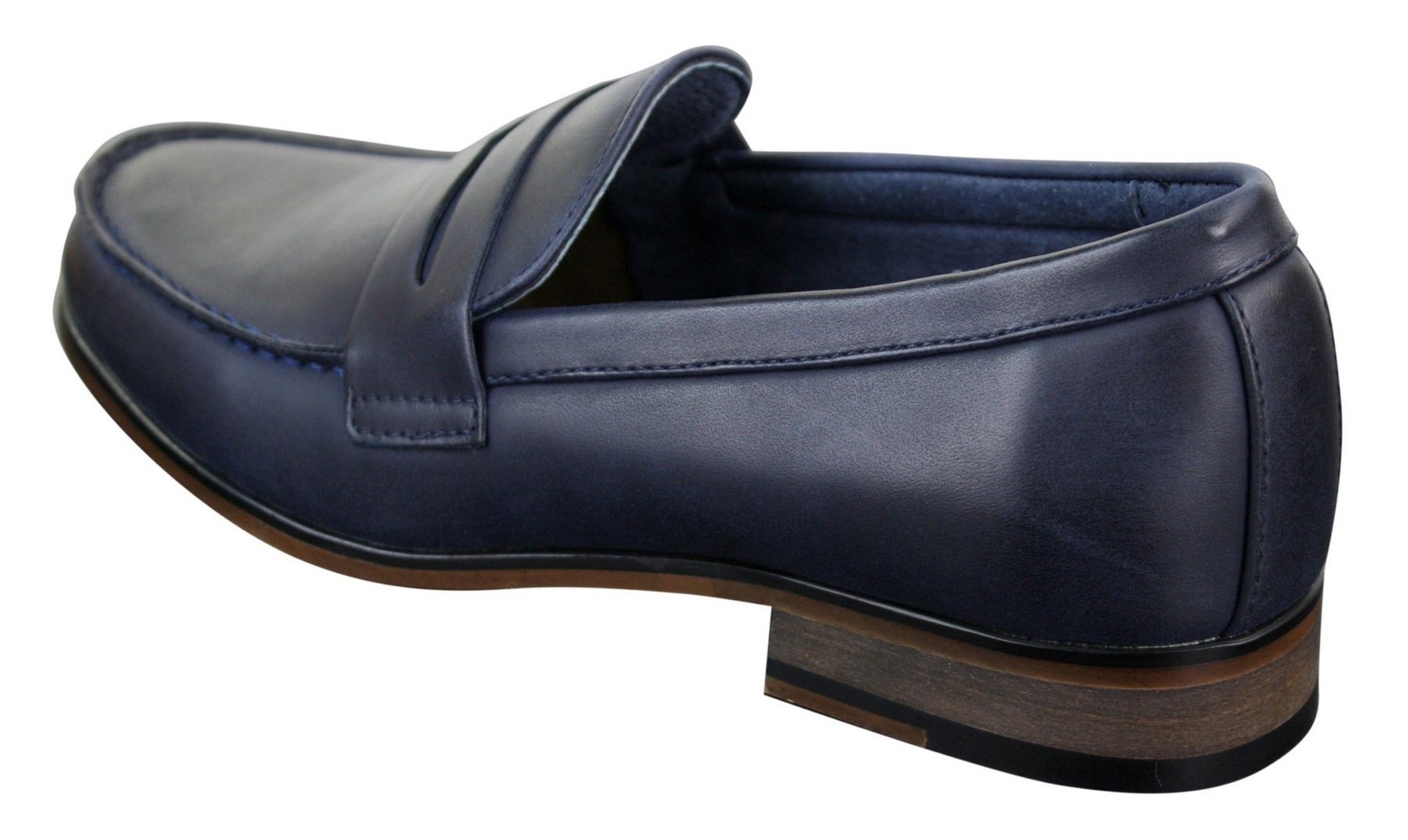 Moški usnjeni natikači iz nubuka, mokasini, čevlji Vintage Retro Classic