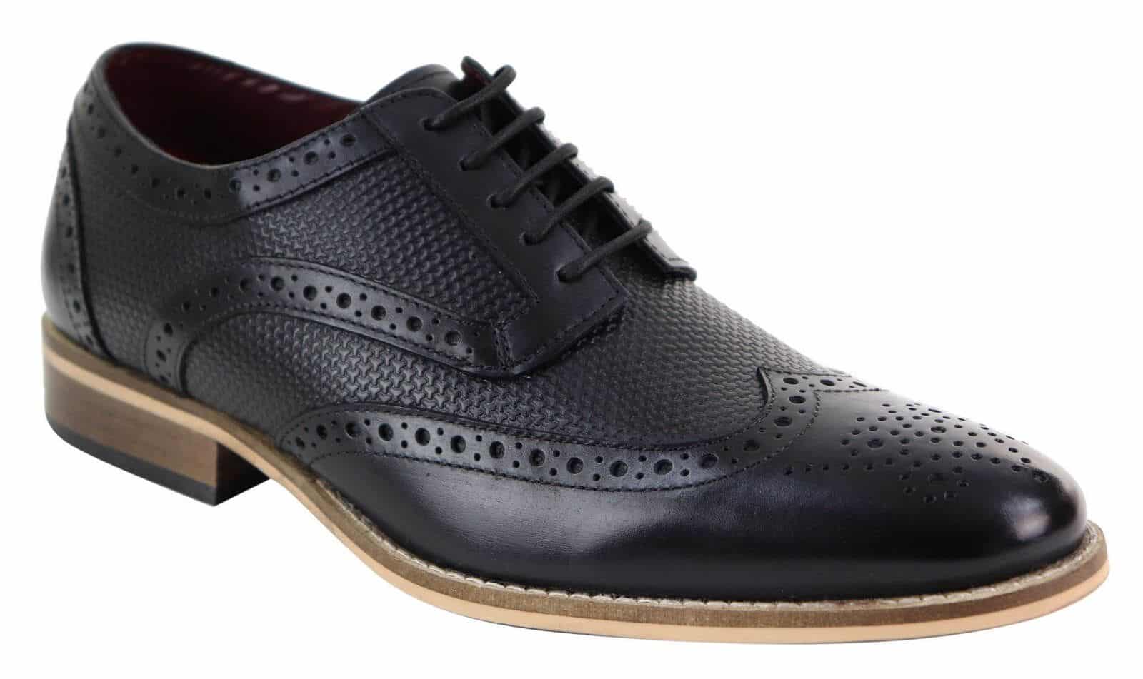 Moški oxfordski čevlji z modernim vzorcem